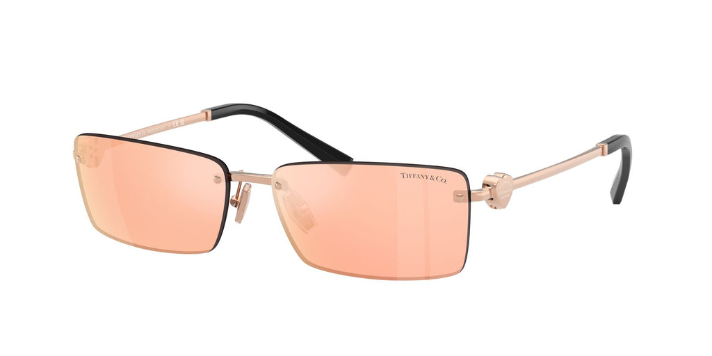 Tiffany 0TF3108B 61051T 60 Rose Gold / Dark Pink Mirror Gold