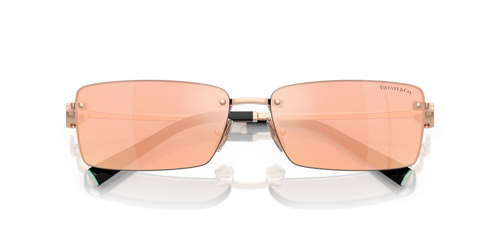 Tiffany 0TF3108B 61051T 60 Rose Gold / Dark Pink Mirror Gold