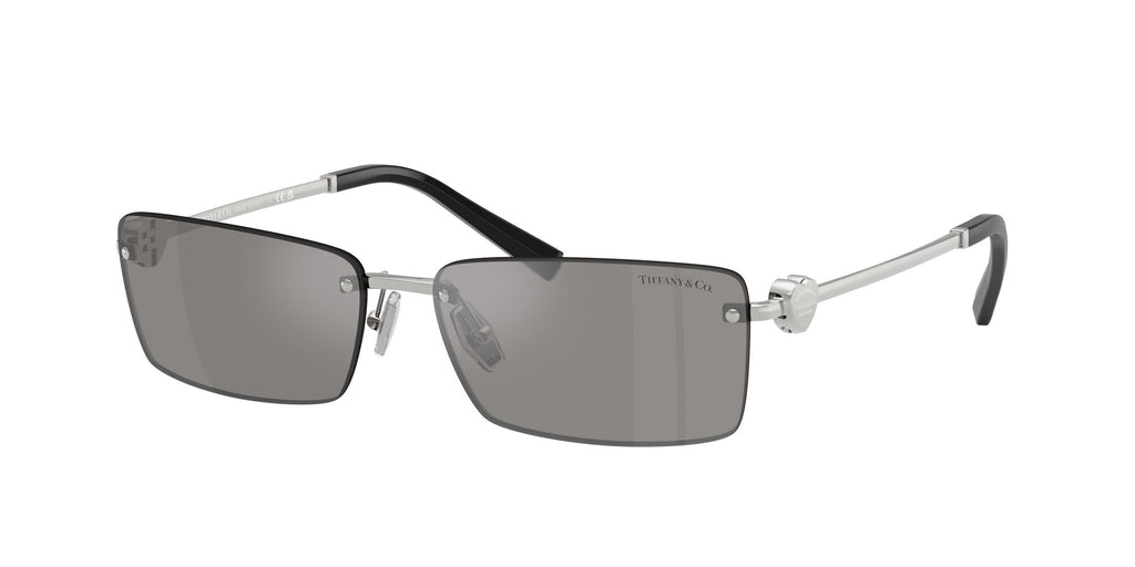 Tiffany 0TF3108B 61956G 60 Silver / Light Grey Mirror Silver