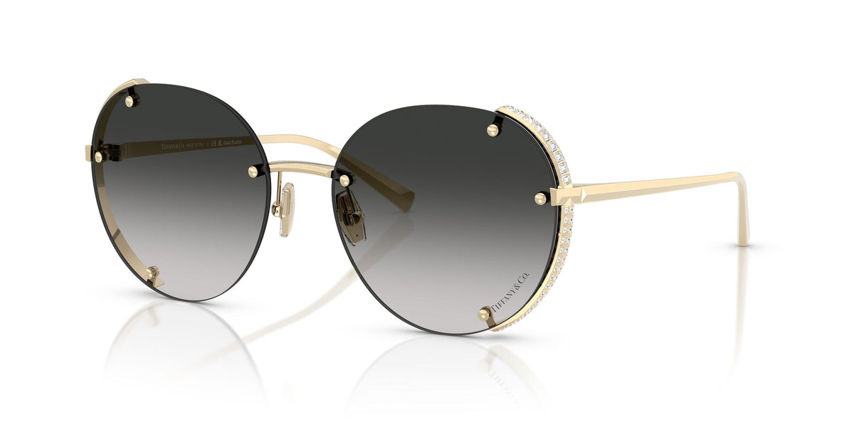 Tiffany 0TF3110KB 62203C 57 Pale Gold Plated / Grey Gradient
