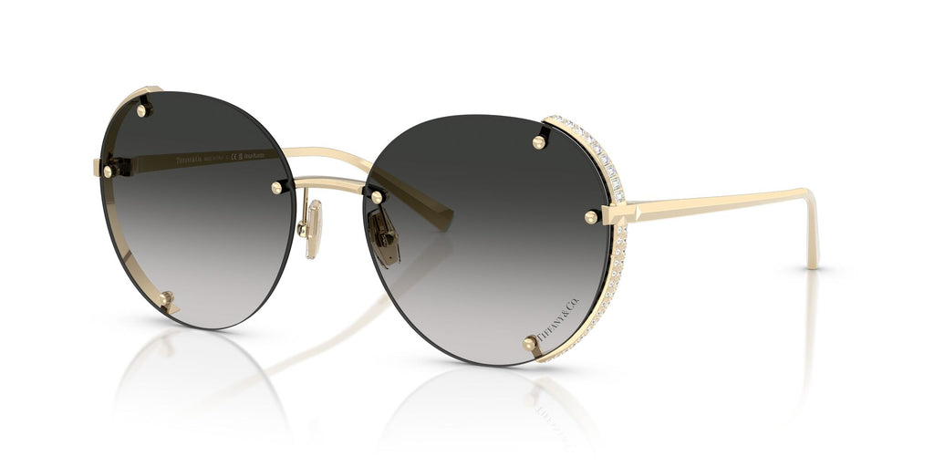 Tiffany 0TF3110KB 62203C 57 Pale Gold Plated / Grey Gradient