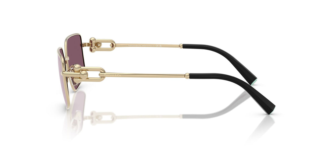 Tiffany 0TF3111 6194AK 58 Pale Gold / Violet Internal Mirror Silver