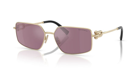 Tiffany 0TF3111 6194AK 58 Pale Gold / Violet Internal Mirror Silver