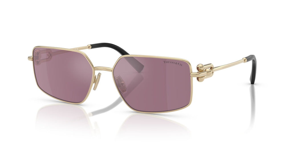 Tiffany 0TF3111 6194AK 58 Pale Gold / Violet Internal Mirror Silver