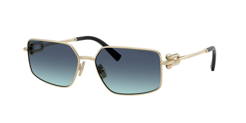 Tiffany 0TF3111 62029S 58 Pale Gold / Azure Gradient Blue