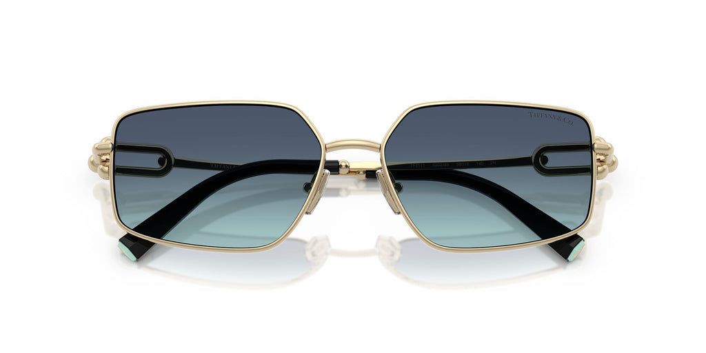 Tiffany 0TF3111 62029S 58 Pale Gold / Azure Gradient Blue