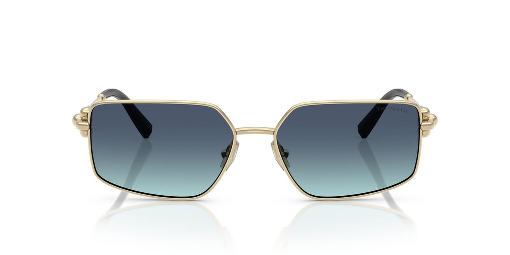 Tiffany 0TF3111 62029S 58 Pale Gold / Azure Gradient Blue