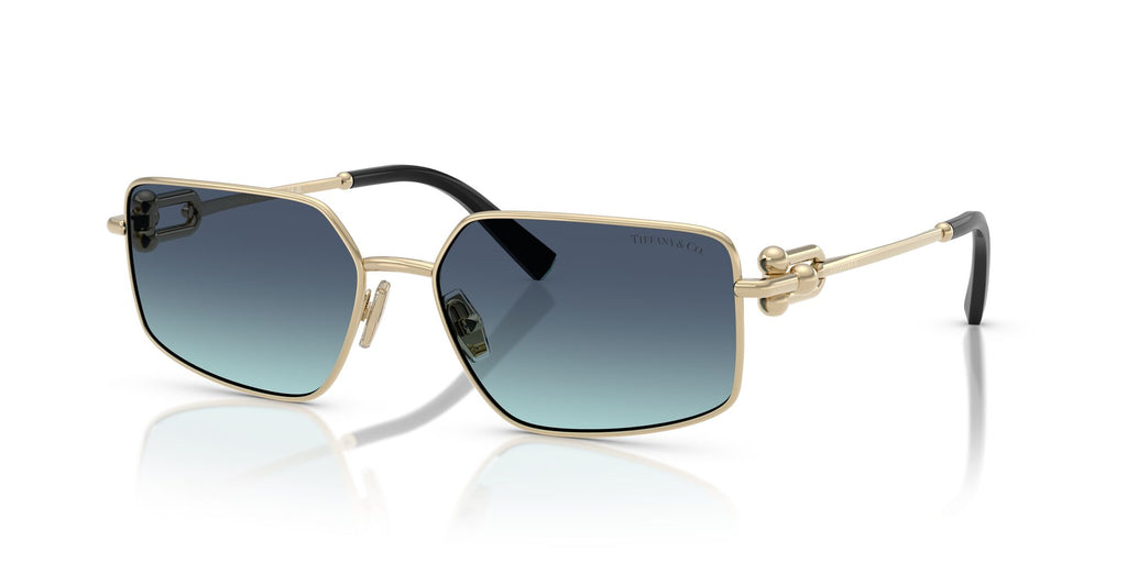 Tiffany 0TF3111 62029S 58 Pale Gold / Azure Gradient Blue