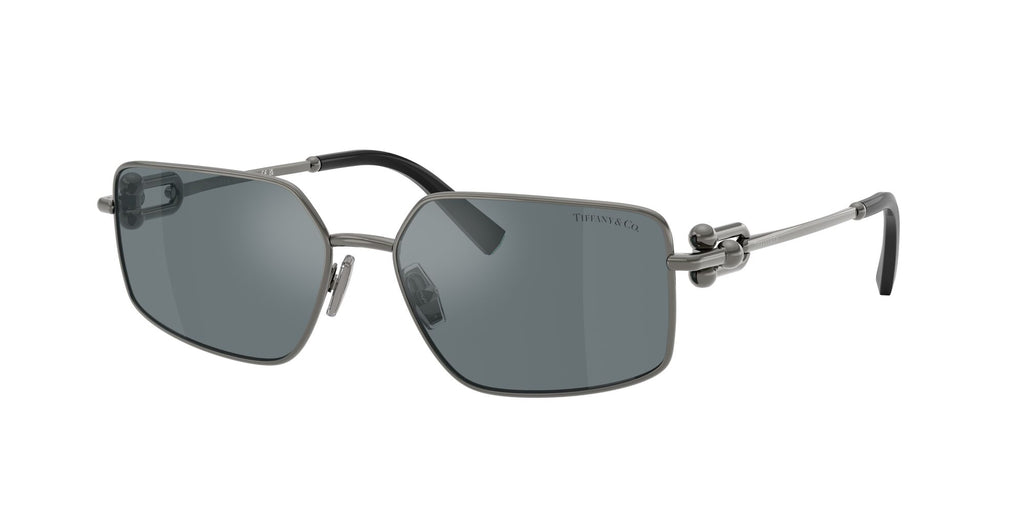 Tiffany 0TF3111 62266G 58 Ruthenium / Grey Mirror Black