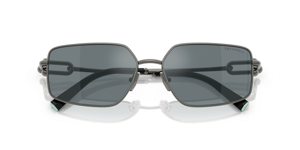 Tiffany 0TF3111 62266G 58 Ruthenium / Grey Mirror Black