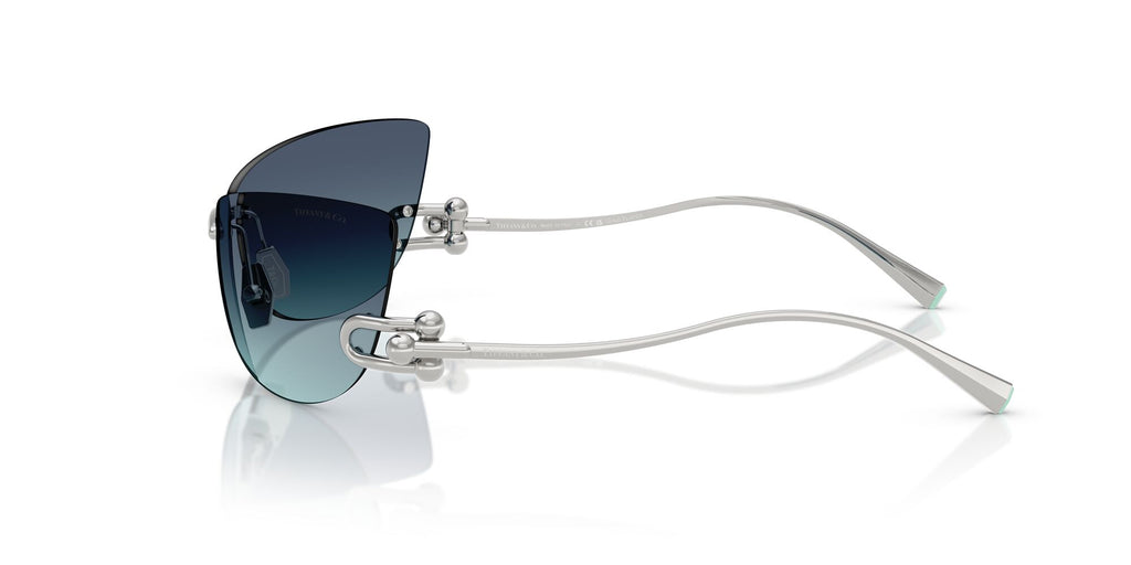 Tiffany 0TF3112K 62139S 72 Silver Gold Plated / Azure Gradient Blue