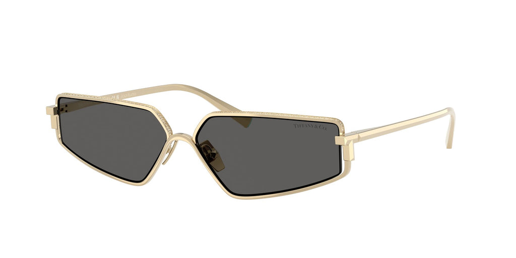 Tiffany 0TF3113KB 6220S4 60 Pale Gold Plated / Dark Grey