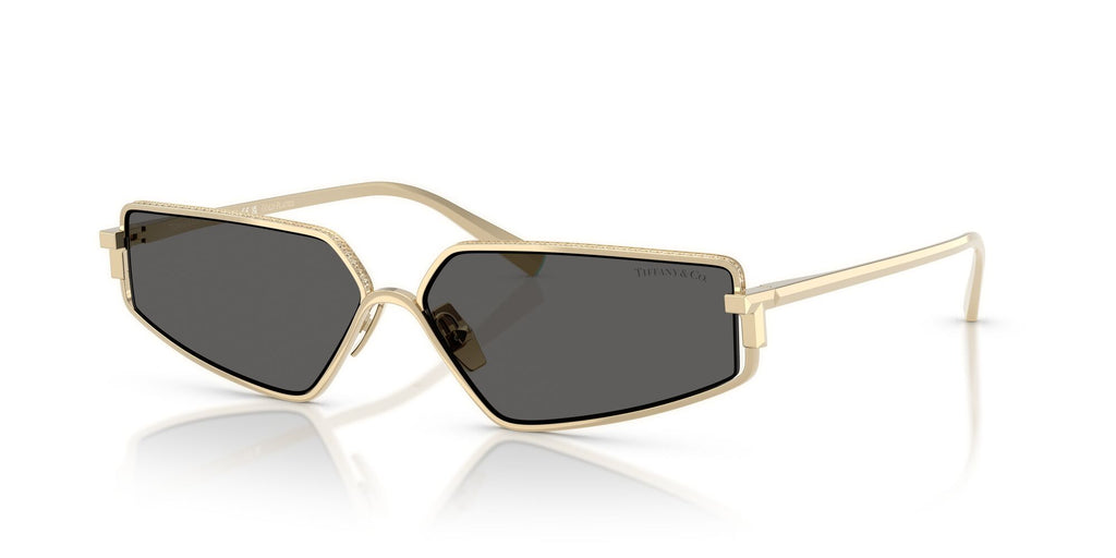 Tiffany 0TF3113KB 6220S4 60 Pale Gold Plated / Dark Grey