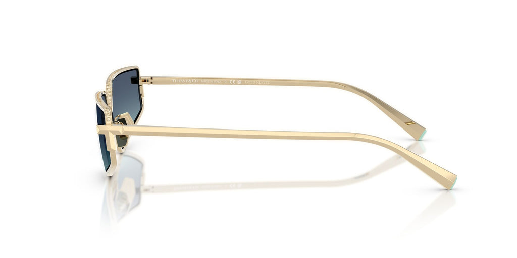 Tiffany 0TF3113KB 62239S 60 Pale Gold Plated / Azure Gradient Blue