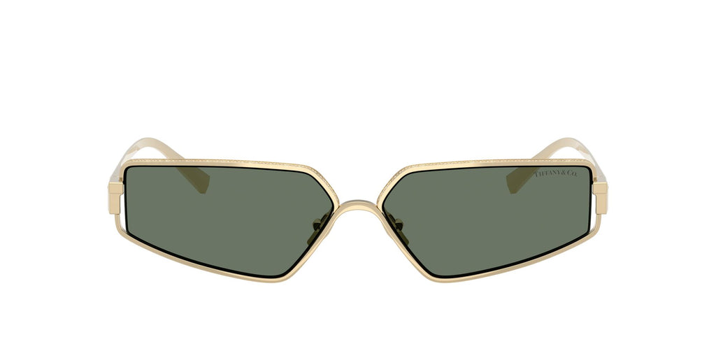 Tiffany 0TF3113KB 62243H 60 Pale Gold Plated / Dark Green