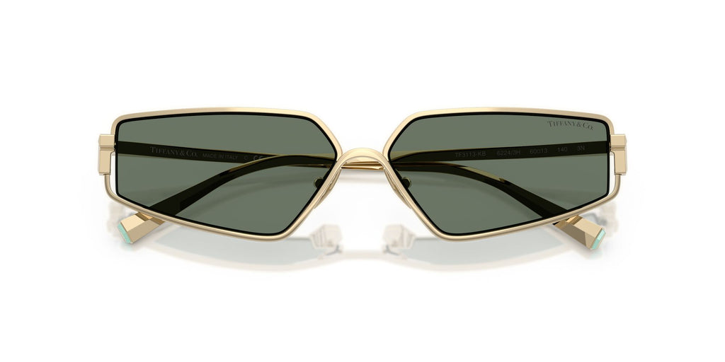 Tiffany 0TF3113KB 62243H 60 Pale Gold Plated / Dark Green