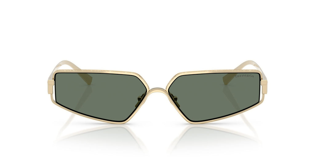 Tiffany 0TF3113KB 62243H 60 Pale Gold Plated / Dark Green