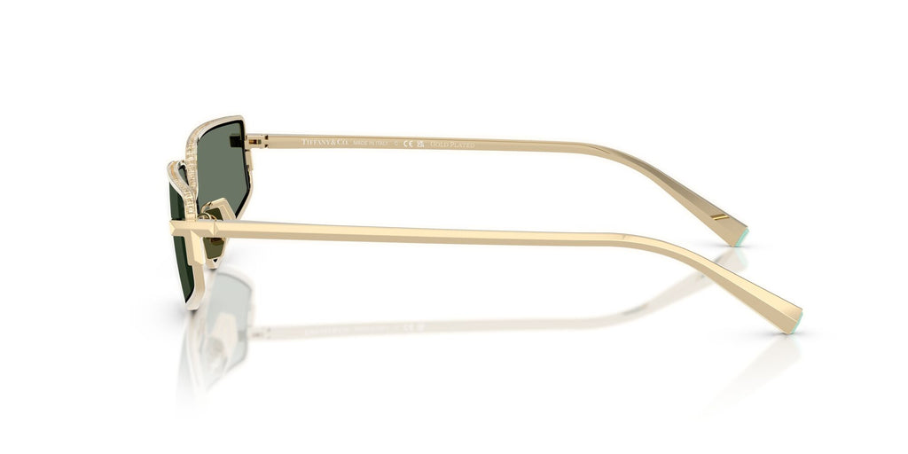Tiffany 0TF3113KB 62243H 60 Pale Gold Plated / Dark Green