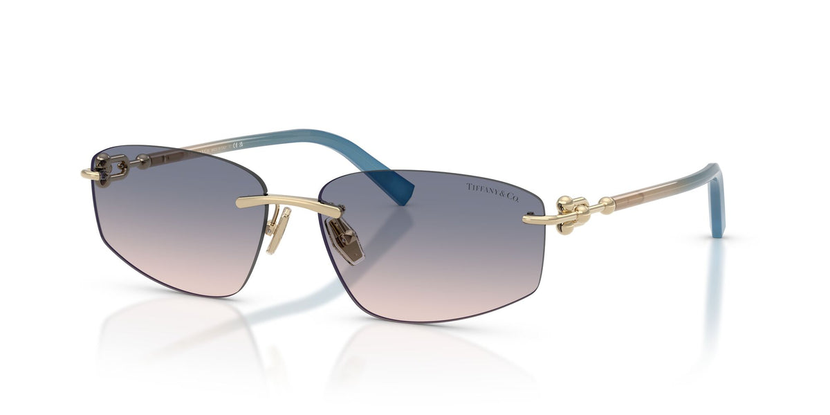 Tiffany 0TF3114 619116 59 Pale Gold/ Light Brown Gradient Blue