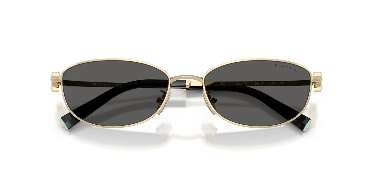 Tiffany 0TF3115 6021S4 56 Pale Gold/ Dark Grey