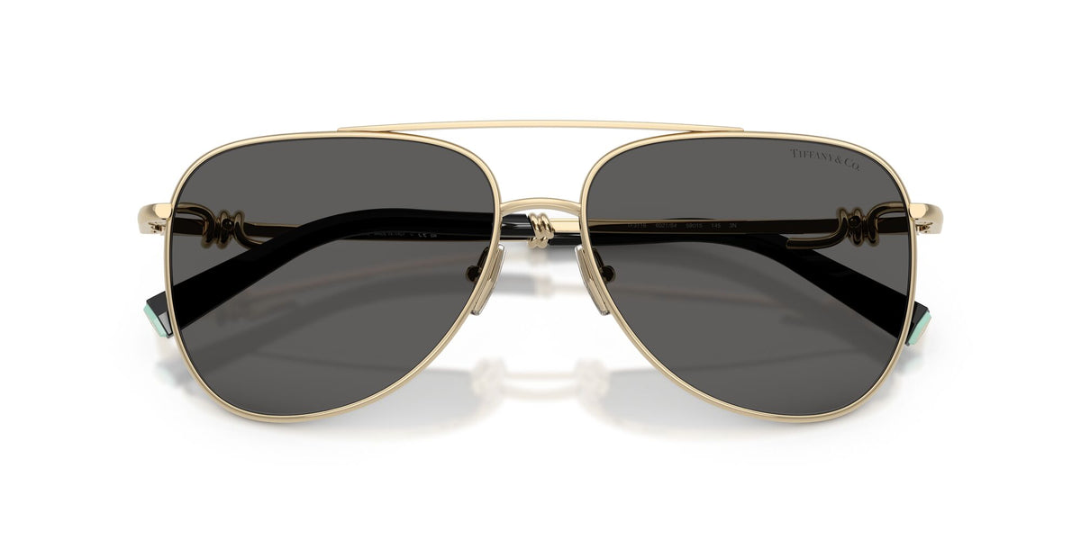 Tiffany 0TF3116 6021S4 59 Pale Gold/ Dark Grey