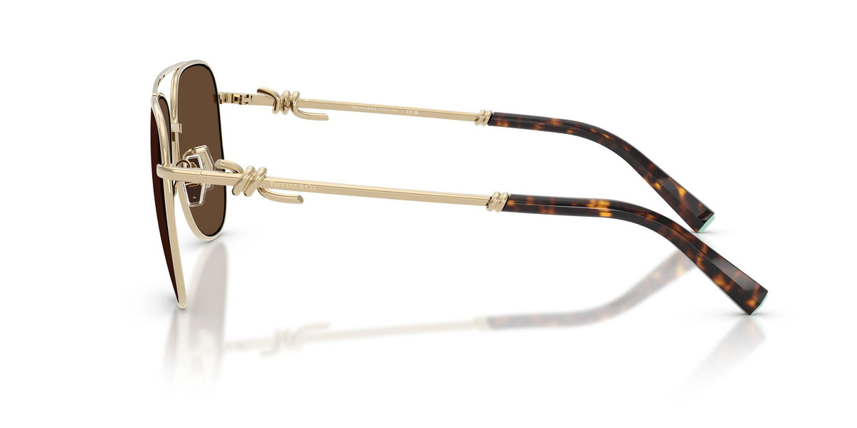 Tiffany 0TF3116 61933G 59 Pale Gold/ Light Brown