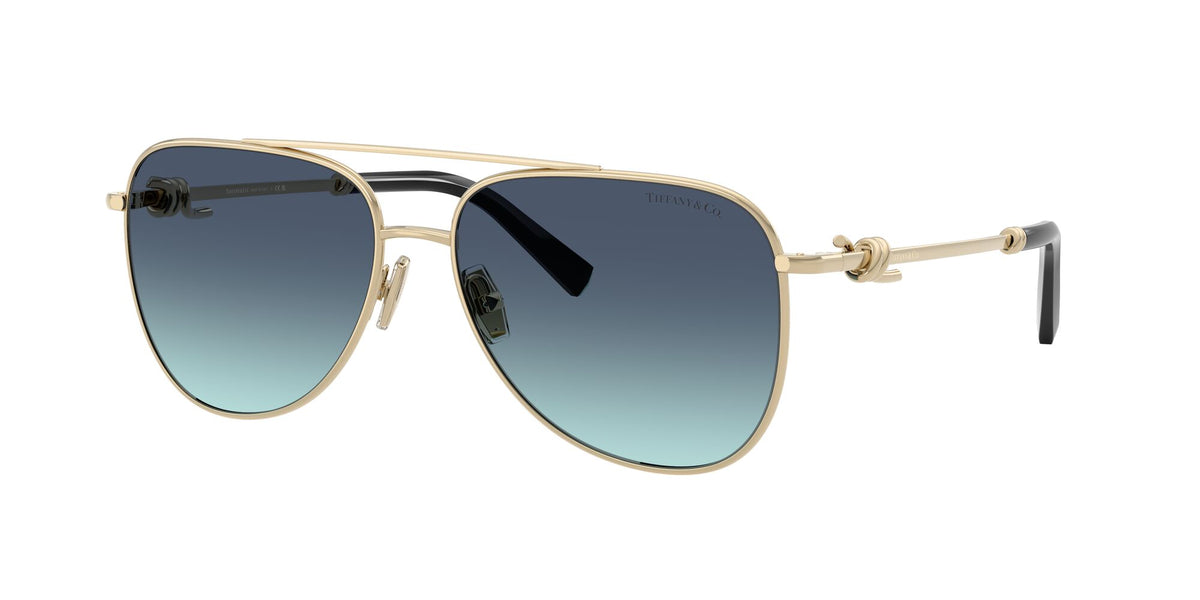 Tiffany 0TF3116 62029S 59 Pale Gold/ Azure Gradient Blue