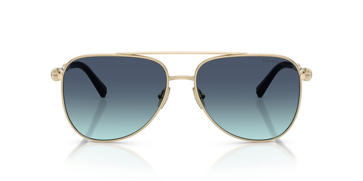 Tiffany 0TF3116 62029S 59 Pale Gold/ Azure Gradient Blue
