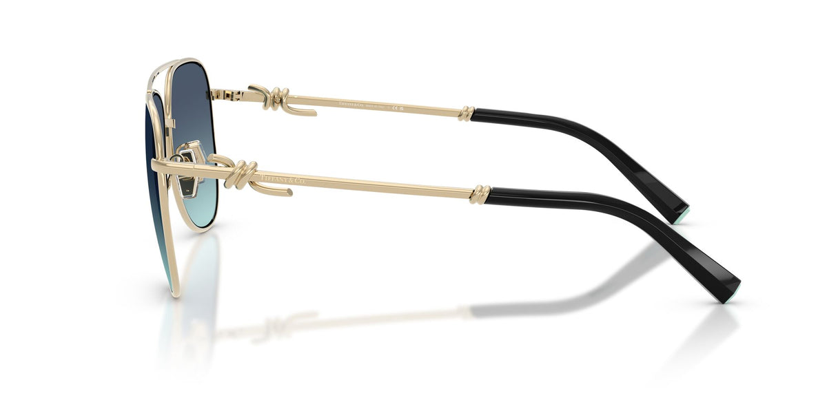 Tiffany 0TF3116 62029S 59 Pale Gold/ Azure Gradient Blue