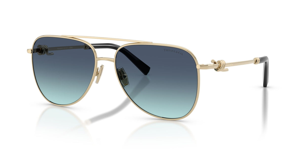 Tiffany 0TF3116 62029S 59 Pale Gold/ Azure Gradient Blue