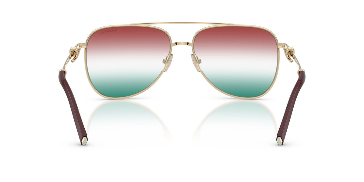 Tiffany 0TF3116 6230EL 59 Pale Gold/ Gradient Green Bordeaux