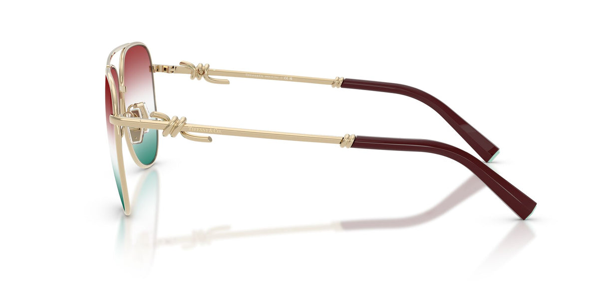 Tiffany 0TF3116 6230EL 59 Pale Gold/ Gradient Green Bordeaux