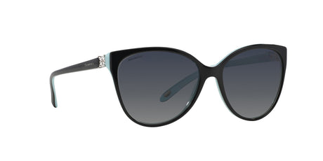 Tiffany 0TF4089B 8055T3 58 Black On Tiffany Blue / Polar Grey Gradient  Polarised