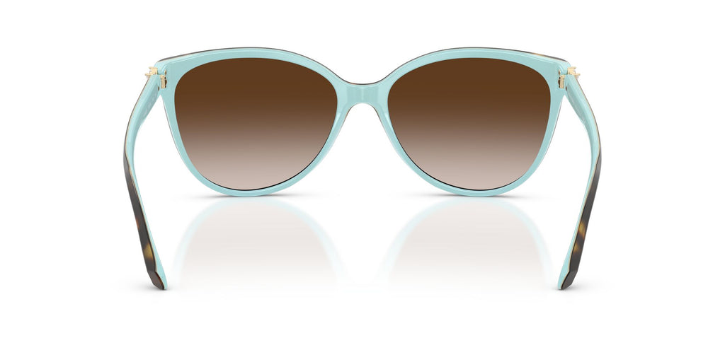 Tiffany 0TF4089B 81343B 58 Havana On Tiffany Blue / Brown Gradient