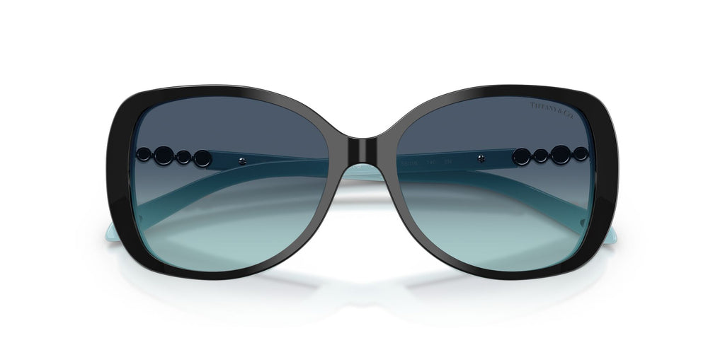 Tiffany 0TF4121B 80559S 55 Black On Tiffany Blue / Tiffany Blue Gradient