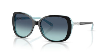 Tiffany 0TF4121B 80559S 55 Black On Tiffany Blue / Tiffany Blue Gradient