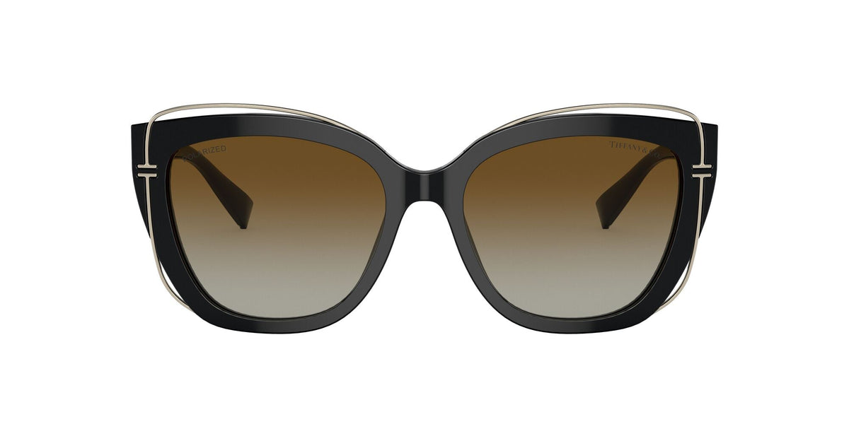 Tiffany 0TF4148 8364T5 54 Black / Polar Brown Gradient Polarised