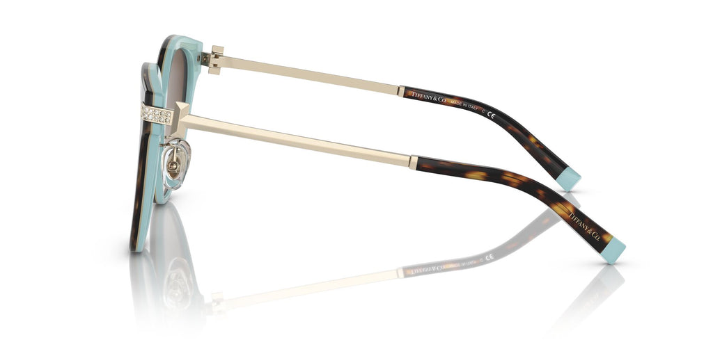 Tiffany 0TF4193BF 81343B 55 Havana On Tiffany Blue / Brown Gradient