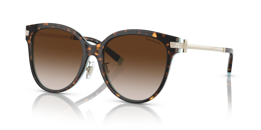 Tiffany 0TF4193BF 81343B 55 Havana On Tiffany Blue / Brown Gradient