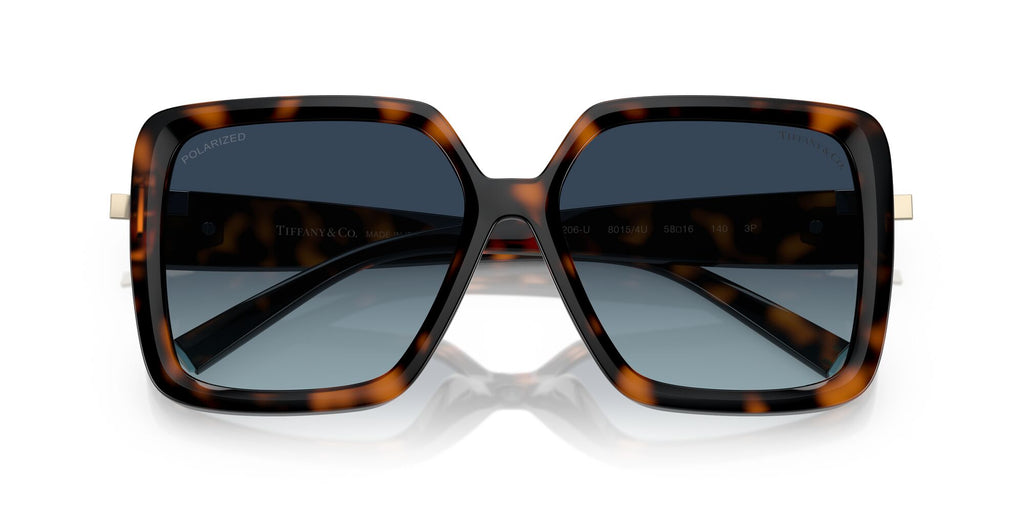 Tiffany 0TF4206U 80154U 58 Havana / Azure Gradient Dark Blue Polar  Polarised