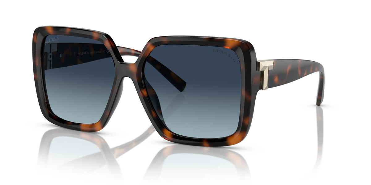 Tiffany 0TF4206U 80154U 58 Havana / Azure Gradient Dark Blue Polar  Polarised