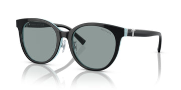 Tiffany 0TF4209D 8055/1 54 Black On Tiffany Blue / Dark Grey