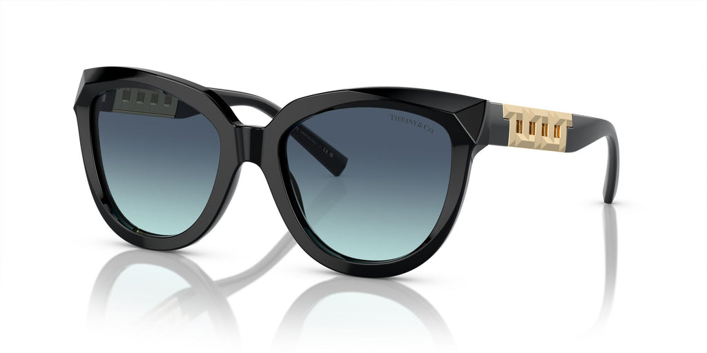 Tiffany 0TF4215 83429S 53 Black / Azure Gradient Blue