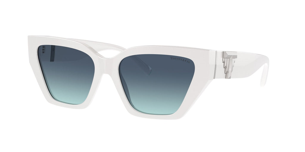 Tiffany 0TF4218F 83929S 55 Bright White / Azure Gradient Blue