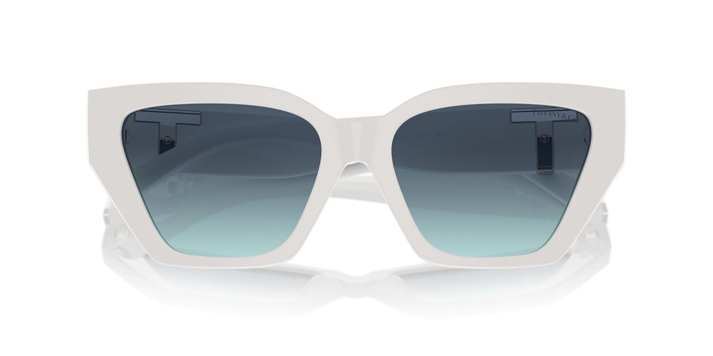 Tiffany 0TF4218F 83929S 55 Bright White / Azure Gradient Blue