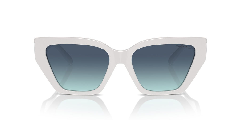 Tiffany 0TF4218F 83929S 55 Bright White / Azure Gradient Blue