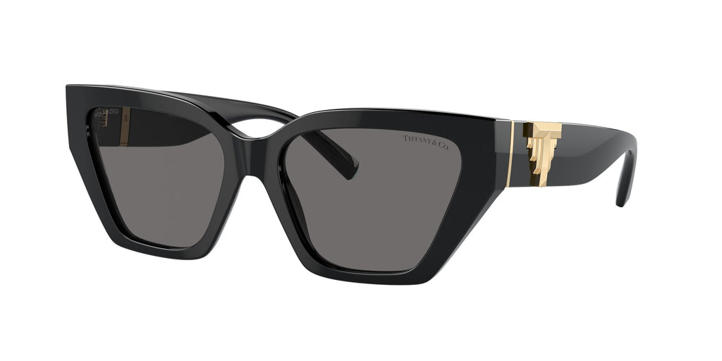 Tiffany 0TF4218 800181 55 Black / Dark Grey Polarized  Polarised