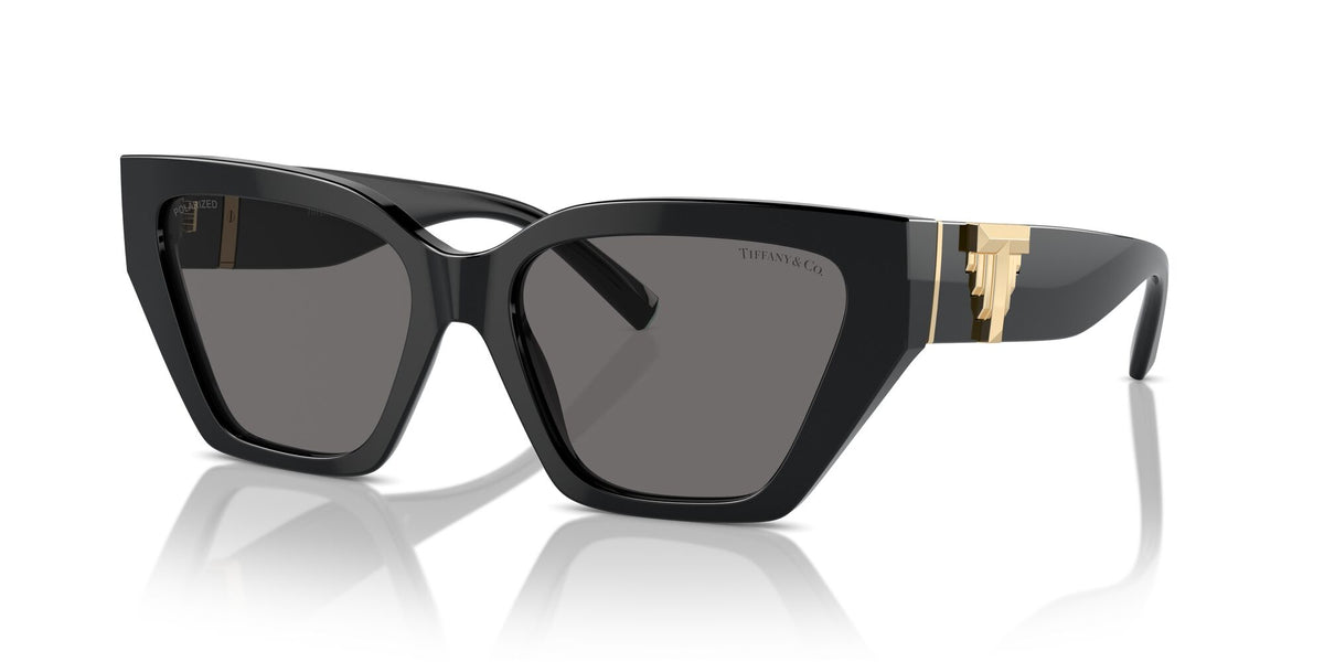 Tiffany 0TF4218 800181 55 Black / Dark Grey Polarized  Polarised