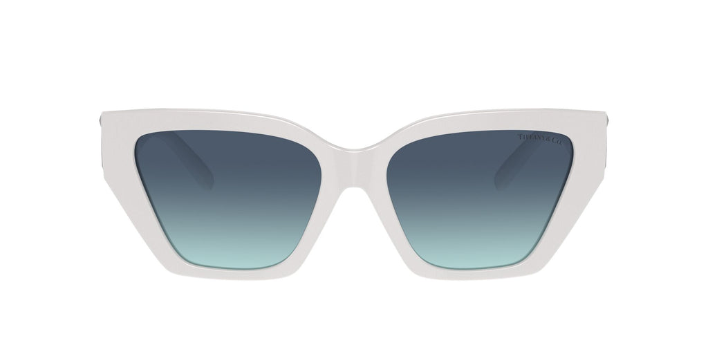 Tiffany 0TF4218 83929S 55 Bright White / Azure Gradient Blue