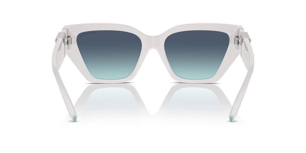 Tiffany 0TF4218 83929S 55 Bright White / Azure Gradient Blue